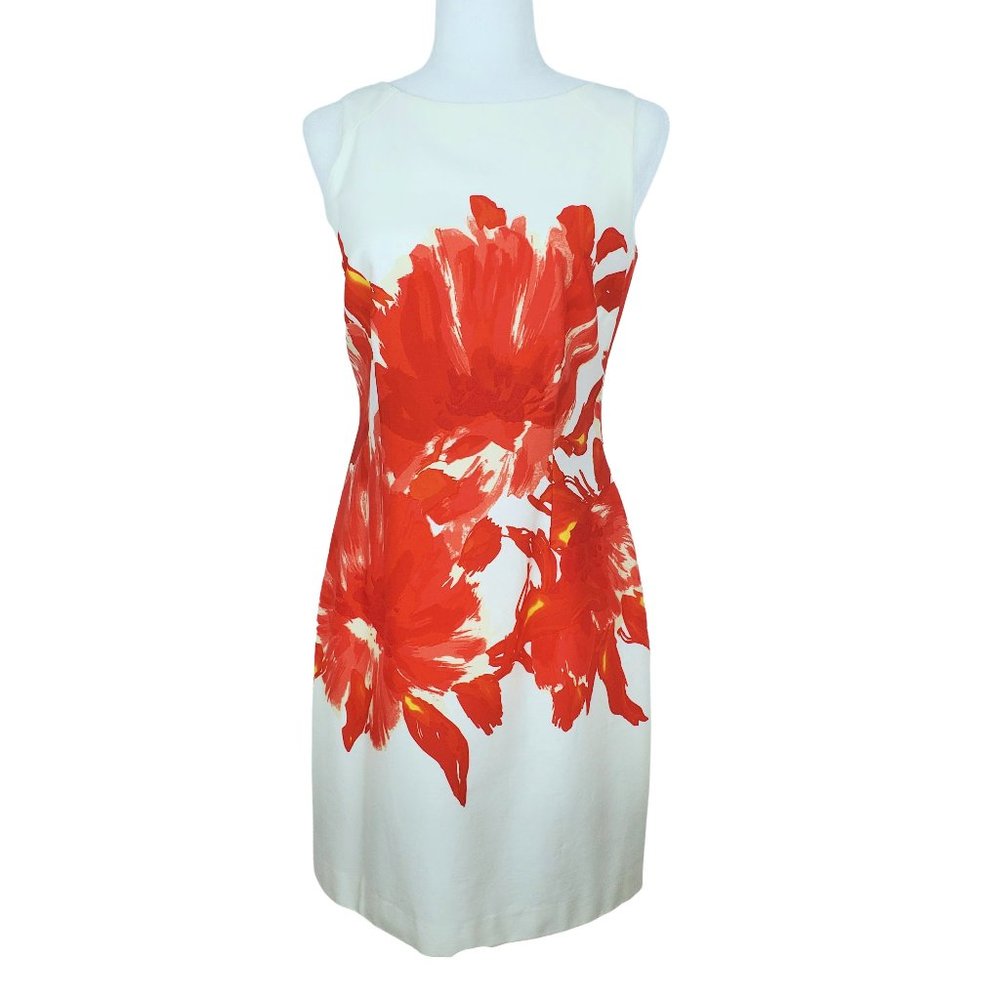 Studio I Dressbarn NWT Floral Sleeveless A-Line Mini Dress Women's Size 6